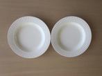 Prince of Wales 2 roomkleur borden D23,5cm H3,5cm, Ophalen of Verzenden, Zo goed als nieuw, Bord(en), Overige stijlen