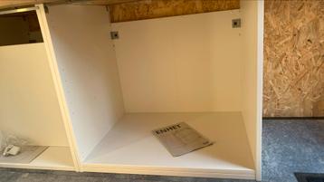 NIEUW ENHET onderkast met 2 planken! 80cm IKEA wit