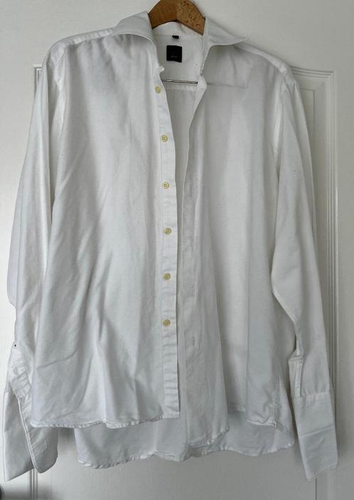 LIV wit manchet overhemd maat XL  nieuw, Kleding | Heren, Overhemden, Nieuw, Halswijdte 43/44 (XL), Wit, Ophalen of Verzenden