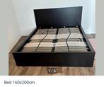 Lattenbodem 2 persoonsbed ikea zwart, 90 cm, Eenpersoons, Zwart, Ophalen of Verzenden