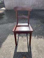 Houten Eetkamerstoel 6 stuks, Huis en Inrichting, Stoelen, Gebruikt, Bruin, Ophalen of Verzenden, Vijf, Zes of meer stoelen
