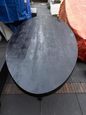 Complete Eethoek: Zwarte Tafel + 6 Comfort Stoelen beschikbaar voor biedingen