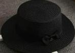 Zwarte dames hoed lichtgewicht, Ophalen of Verzenden, Nieuw, One size fits all
