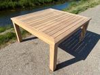 Teakhouten tuintafel, Royal Botania, 150x150, als NIEUW, Ophalen, Zo goed als nieuw, Vierkant, Teakhout