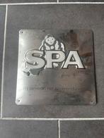 SPA Reclamebord blik, Verzamelen, Merken en Reclamevoorwerpen, Ophalen of Verzenden, Zo goed als nieuw, Reclamebord