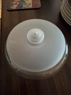 Glazen koektrommel snoeptrommel. Retro, jaren 50/60, Ophalen of Verzenden, Glas, Overige stijlen, Glas of Glazen