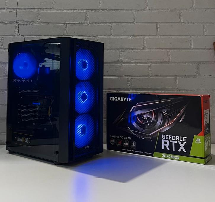 🔥GamePC RTX 2070 SUPER |Ryzen 7 5700G|16GB RAM|756GB SSD 🔥, Computers en Software, Desktop Pc's, Zo goed als nieuw, 3 tot 4 Ghz