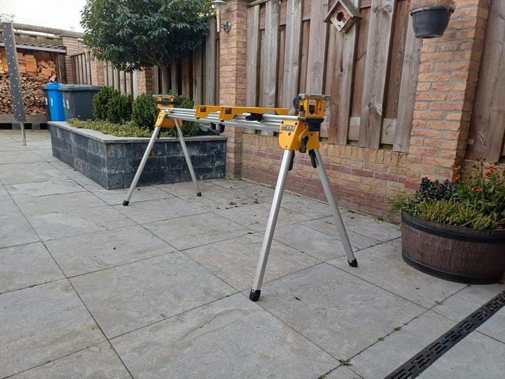 DeWalt Afkortzaag Onderstel 170 cm, Doe-het-zelf en Verbouw, Werkbanken, Zo goed als nieuw, 170 cm of meer, Inklapbaar, Ophalen