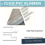 Visgraat Pvc click Natuur + integreerde ondervloer €16,95m2, Huis en Inrichting, Stoffering | Vloerbedekking, Bruin, Visgraat Pvc click met integreerde ondervloer natuur eik kleur