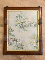 Fraai Wapenrek met Jacht Tafereel als achtergrond, Ophalen of Verzenden