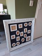 Mooie grote riviera maison lijst met magnetische fotolijstje, Ophalen, Zo goed als nieuw, Hout, Minder dan 50 cm