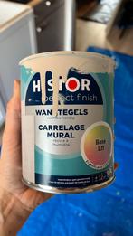 Histor Wandtegel Lak Pale Stone - 2/3 Vol, Doe-het-zelf en Verbouw, Ophalen, Gebruikt, Beige, Lak