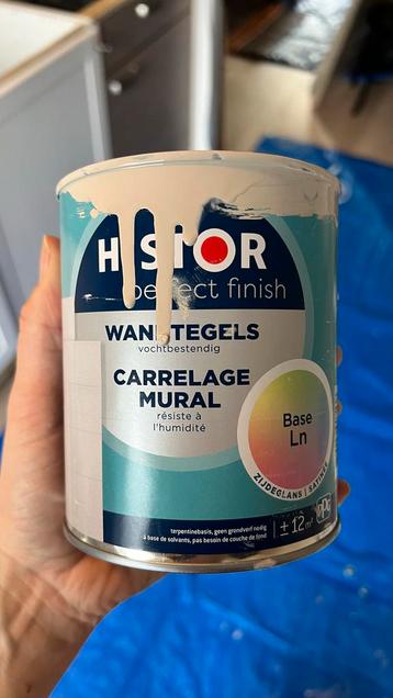 Histor Wandtegel Lak Pale Stone - 2/3 Vol beschikbaar voor biedingen