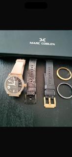 Marc coblen    TOPSTAAT, Sieraden, Tassen en Uiterlijk, Horloges | Dames, Ophalen of Verzenden, Zo goed als nieuw, Staal, Overige merken