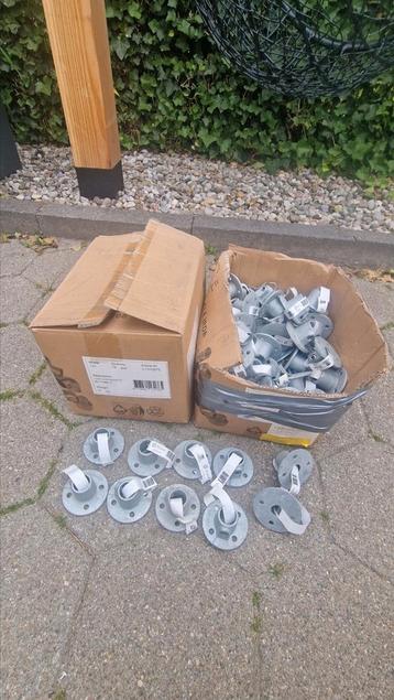 Voetplaten steigerbuis koppelingen voor buis 26,9 / 27 mm beschikbaar voor biedingen