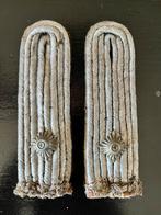 Set schouderstukken ober luitenant WW2-WO2, Ophalen of Verzenden, Landmacht, Duitsland, Embleem of Badge