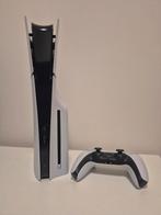 PS5 Slim Disk Editie + Controller + Games, Spelcomputers en Games, Spelcomputers | Sony PlayStation 5, Ophalen, Zo goed als nieuw