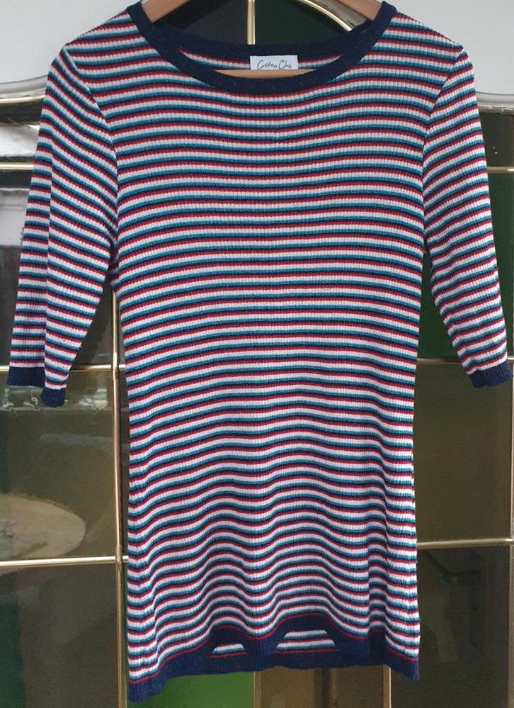 Cotton Club truitje -L-met glittertje, Kleding | Dames, T-shirts, Zo goed als nieuw, Maat 42/44 (L), Korte mouw, Ophalen of Verzenden