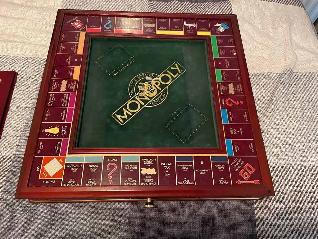 Monopoly Franklin Mint edition UK, Vijf spelers of meer, Ophalen, Zo goed als nieuw, Franklin Mint