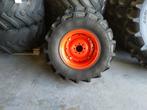 360/70 x R20 Mitas banden met velgen