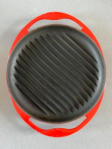 Le Creuset gietijzeren grill-pan rond 26cm beschikbaar voor biedingen