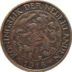 Nederland 1 cent 1916 (UNC-), Ophalen of Verzenden, Koningin Wilhelmina, 1 cent, Losse munt
