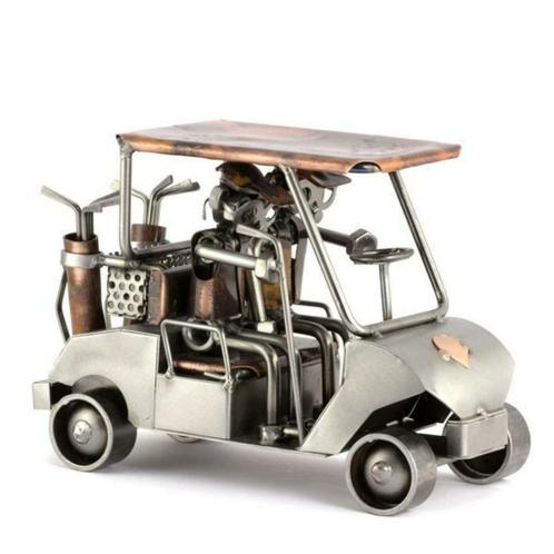 Golfwagen - golf, golfkar, golfen, golfclub, sport beeldje, Verzamelen, Beelden en Beeldjes, Nieuw, Overige typen, Ophalen of Verzenden