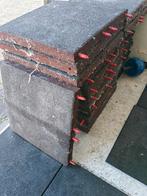 Rubberen Fitness Vloertegels 50x50x4.5 cm  - 3.5 m2, Ophalen, ., Overige typen, Zo goed als nieuw