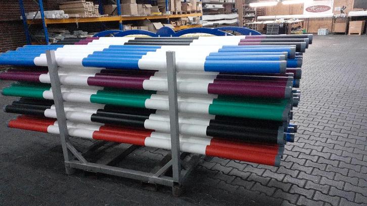Kunststof hindernisbalk, springpalen 3m. Outlet. 25% korting, Dieren en Toebehoren, Paarden en Pony's | Overige Paardenspullen