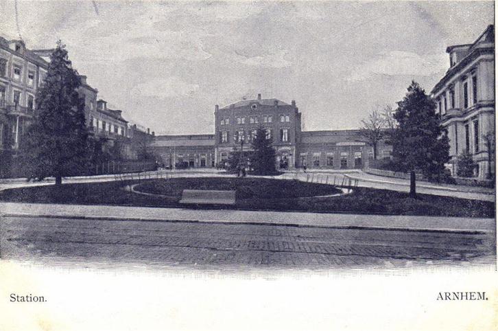 Station. - Arnhem. - ongelopen, Verzamelen, Ansichtkaarten | Nederland, Ongelopen, Gelderland, Voor 1920, Ophalen of Verzenden