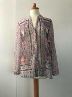 Pastelkleurige voile blouse met opstaand boordje maat 36., H&M, Overige kleuren, Nieuw, Ophalen of Verzenden