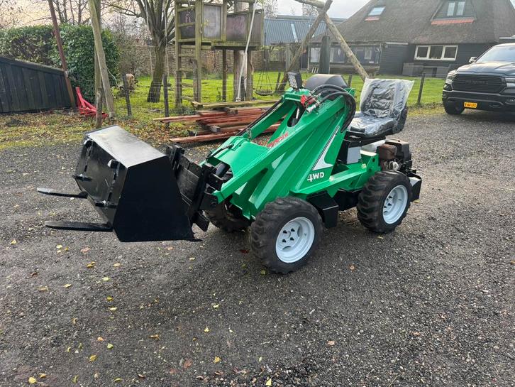 Minishovel avant 513, Zakelijke goederen, Machines en Bouw | Kranen en Graafmachines, Wiellader of Shovel, Ophalen