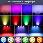 DJLicht 19x10 zoom ledpar RGBW, Muziek en Instrumenten, Licht en Laser, ., Nieuw, Ophalen of Verzenden, .