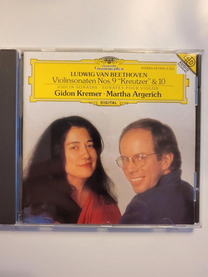Beethoven Vioolsonates Kremer Argerich CD, Cd's en Dvd's, Cd's | Klassiek, Zo goed als nieuw, Kamermuziek, Classicisme, Ophalen of Verzenden