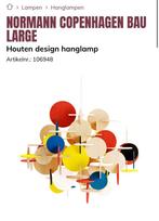 Hanglamp Bau van Normann copenhagen, Ophalen, Gebruikt, Hout, Minder dan 50 cm