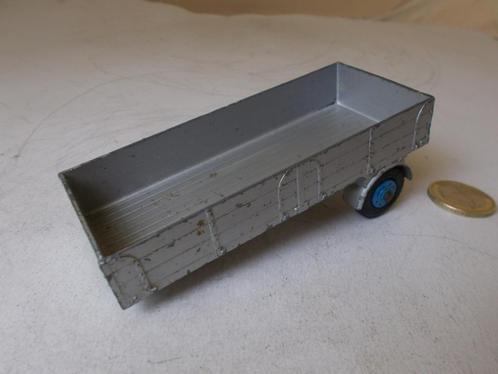 1963 Dinky Toys 424 COMMER TRAILER (GRIJS/BLAUWE VELGEN), Hobby en Vrije tijd, Modelauto's | 1:43, Gebruikt, Bus of Vrachtwagen