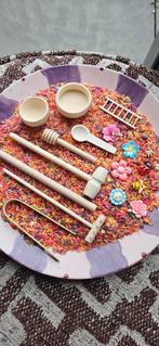 19-delige Sensory speelset voor speelrijst in thema Lente, Ophalen of Verzenden, Nieuw, Knutselen, Met geluid