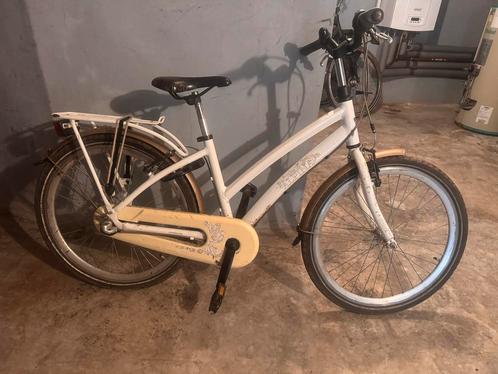 Witte Alpina meisjesfiets – Stijlvol en betrouwbaar!, Fietsen en Brommers, Fietsen | Meisjes, Gebruikt, 20 inch, Versnellingen
