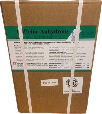 Caffeine anhyrdrous prijs per 20kg beschikbaar voor biedingen