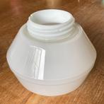 Vintage lampenbol schroefkogel melkglas wit glas, Huis en Inrichting, Lampen | Plafondlampen, Ophalen of Verzenden, Zo goed als nieuw