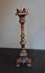Kandelaar kerkkandelaar uit klooster, Antiek en Kunst, Ophalen of Verzenden