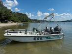 Prachtige consoleboot/visboot 25PK powertrim incl trailer, Watersport en Boten, Vis- en Consoleboten, 10 tot 30 pk, Ophalen of Verzenden