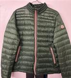 ORIGINELE MONCLER RIGEL 1/S JAS GROEN HEREN L (4) DONS VEER, Kleding | Heren, Jassen | Winter, Maat 52/54 (L), Moncler, Ophalen of Verzenden