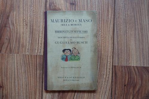 Max & Moritz in het Italiaans,, Antiek en Kunst, Antiek | Boeken en Bijbels, Ophalen of Verzenden