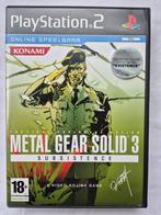 METAL GEAR SOLID 3 subsistence, Spelcomputers en Games, Games | Sony PlayStation 2, 1 speler, Ophalen of Verzenden, Gebruikt, Vanaf 3 jaar