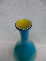 GROTE Murano blauw-groen fles vaas jaren 70, Antiek en Kunst, Antiek | Glas en Kristal, Ophalen of Verzenden