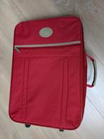 NIEUW: softcase handbagage trolleykoffer + wieltjes & stang, Ophalen, Uitschuifbare handgreep, Nieuw, Minder dan 50 cm