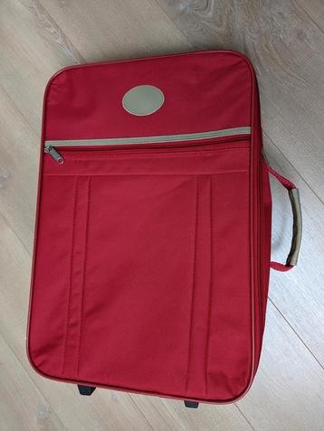 NIEUW: softcase handbagage trolleykoffer + wieltjes & stang
 beschikbaar voor biedingen