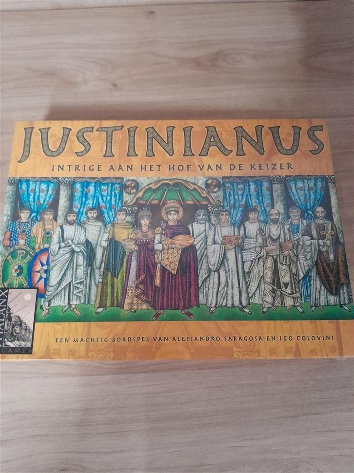 justianus nieuw in seal bordspel [s1059], Hobby en Vrije tijd, Gezelschapsspellen | Bordspellen, Zo goed als nieuw, Ophalen of Verzenden
