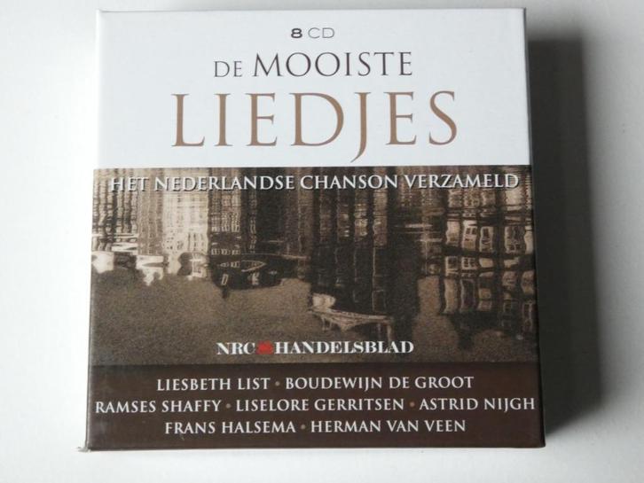 De Mooiste Liedjes 8cd Het Nederlandse Chanson Verzameld, Cd's en Dvd's, Cd's | Nederlandstalig, Gebruikt, Levenslied of Smartlap